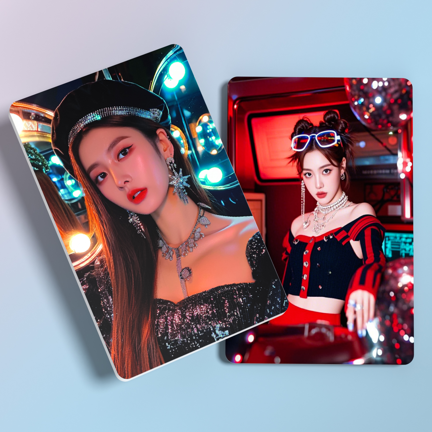 800g对裱小卡自印丨特厚高清印刷