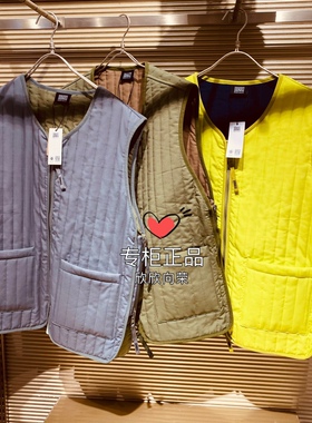 BODYWILD潮暖棉双面撞色马甲ZBN81MU1A男女同款2024百搭保暖559