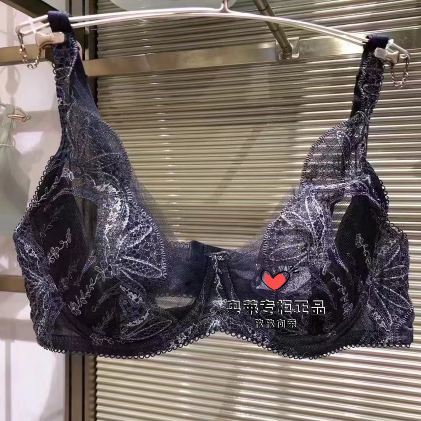 兰卡文凝露心语系列夏季蕾丝LC13WK1超薄杯聚拢女士内衣文胸