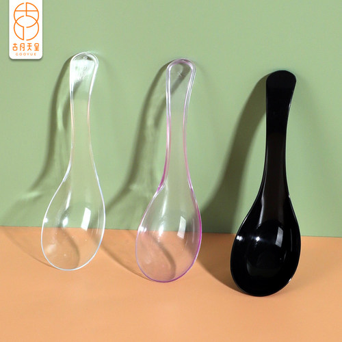 加厚水晶塑料勺子独立包装