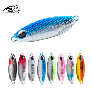 duo短版 翘嘴鲈鱼淡水海钓路亚饵 金属亮片假鱼饵路亚铁板铅鱼