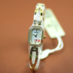 精铁时手表6027方形时尚石英手链女表精巧6028小巧表防水蓝宝石镜