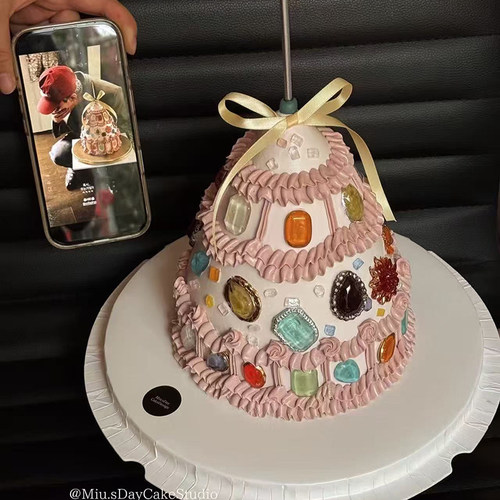 包邮权志龙同款宝石珠宝钻石硅胶模具插件网红烘焙生日蛋糕装饰