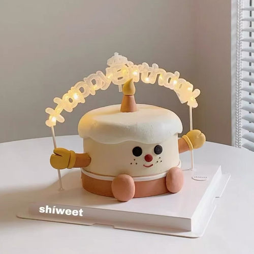 happybirthday字母灯装饰