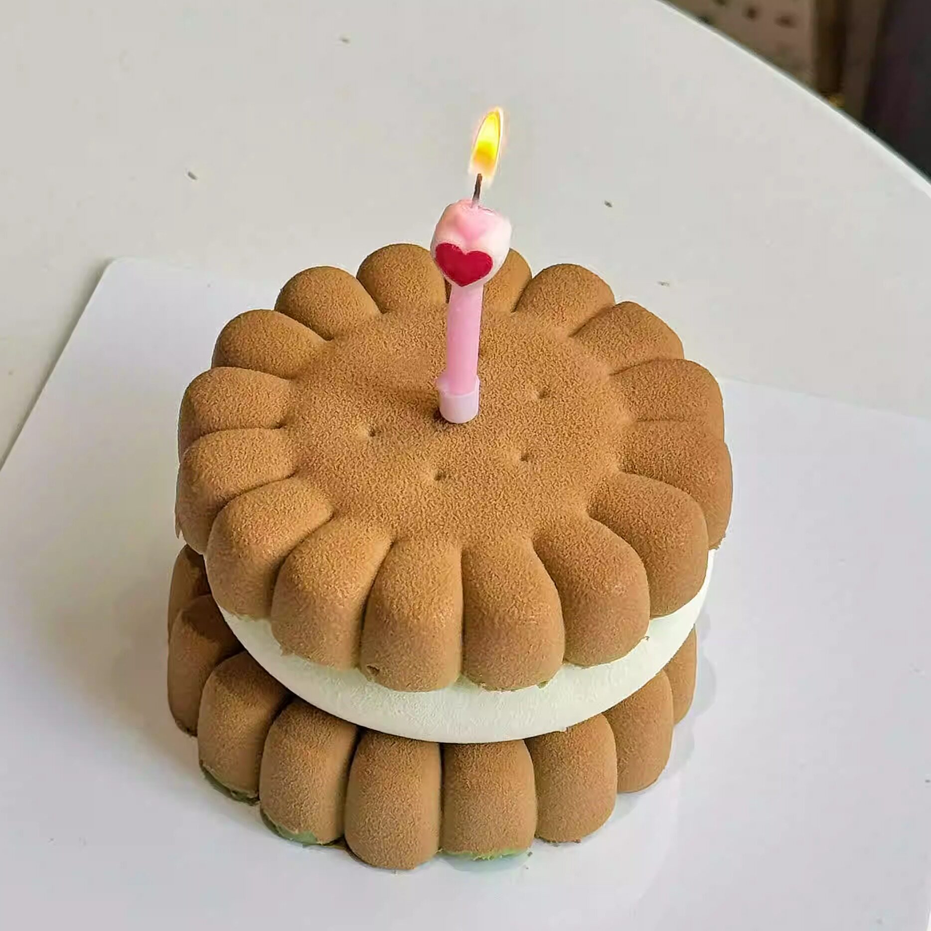 emoji 圆形饼干慕斯蛋糕硅胶模具法式西点巧克力夹心烘焙模