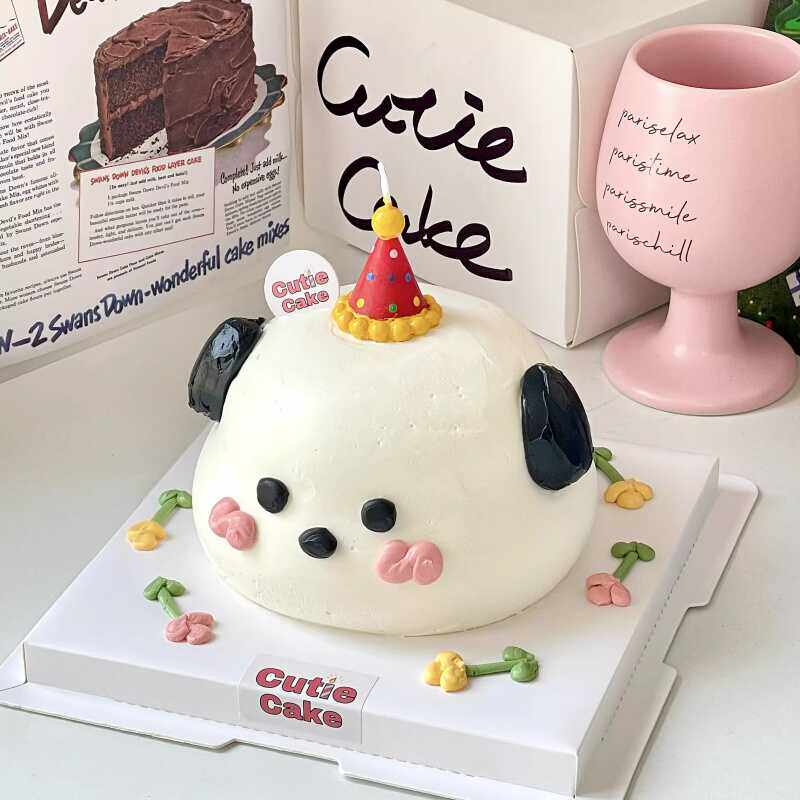 网红韩国可爱生日帽蜡烛彩色波点小帽子派对帽生日甜品台蛋糕蜡烛
