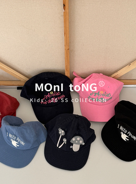 MONI 6款刺绣鸭舌帽 大童/成人 中性款