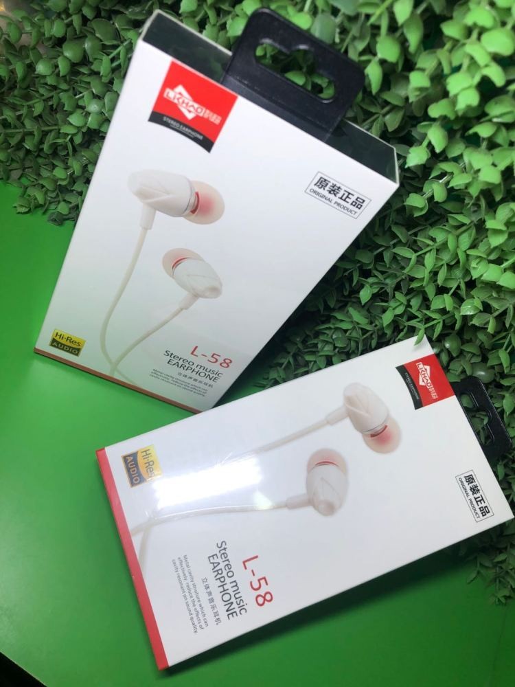 利超L58立体声音乐耳机入耳式线控高音质重低音手机电脑通用包邮