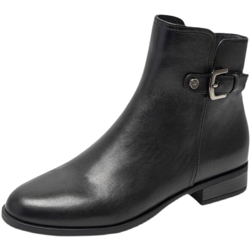 特价清货马丁靴女秋冬季新款靴子女百搭软底真皮短靴AWG76DD1