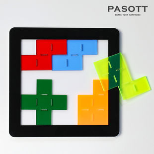 10级烧脑拼图抖音同款超难5块透明地狱益智游戏成年塑料异形自虐