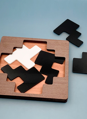 舞鞋Dancing Shoes高难度超难烧脑方块puzzle空间想象益智拼图