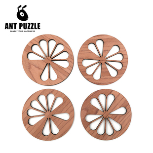 Blume Orange花橙橙子旋转圆解密超难烧脑拼图puzzle益智木质