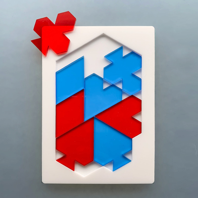 Pusoy Dos十级超高难度地狱超难烧脑方块益智拼图puzzle生日礼物