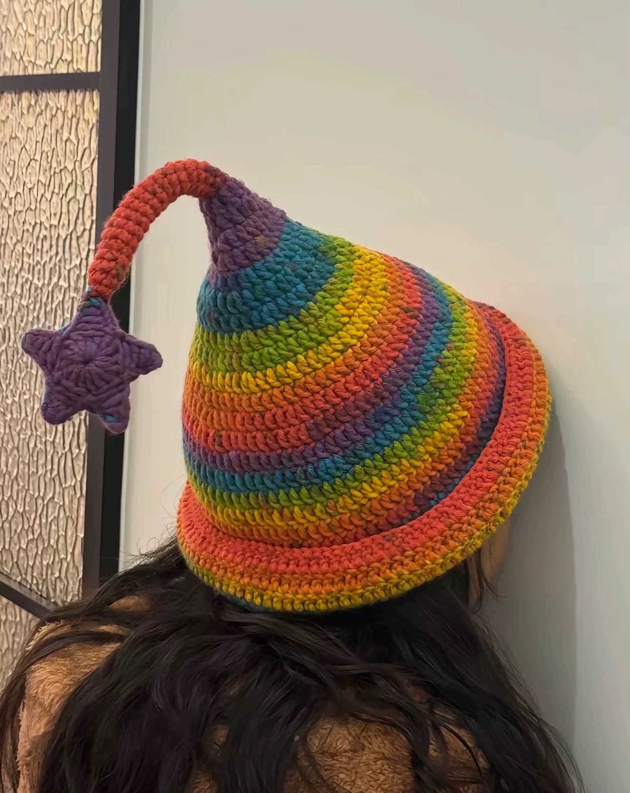 精灵帽钩针帽子小红书同款编织DIY钩针毛线材料包送闺蜜女友礼物