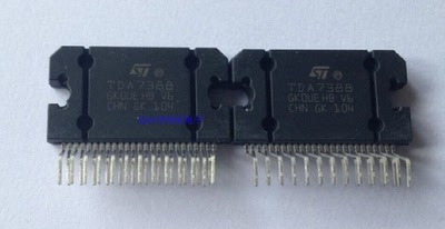 TDA7388 汽车音响功放芯片双桥汽车音响 ST正品 4X41W