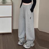 子春季 加厚女孩中大童纯棉运动裤 2026新款 儿童春秋款 卫裤 女童裤