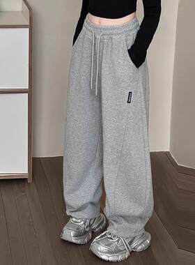女童裤子春秋阔腿裤新款卫裤
