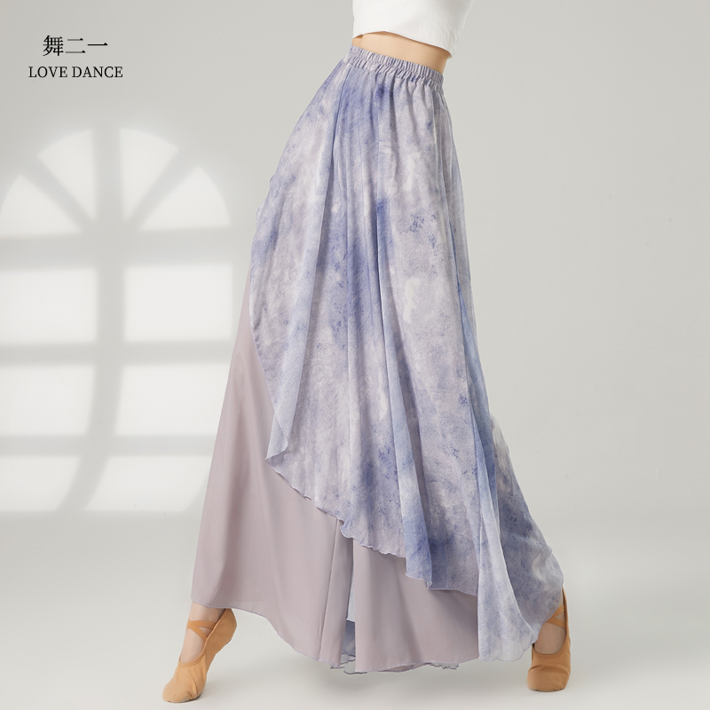 古典舞成人新款宽松练功阔腿裤