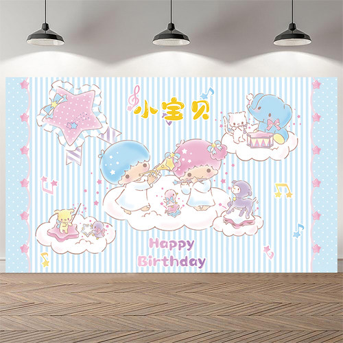 小天使海报双子星斑马小姐