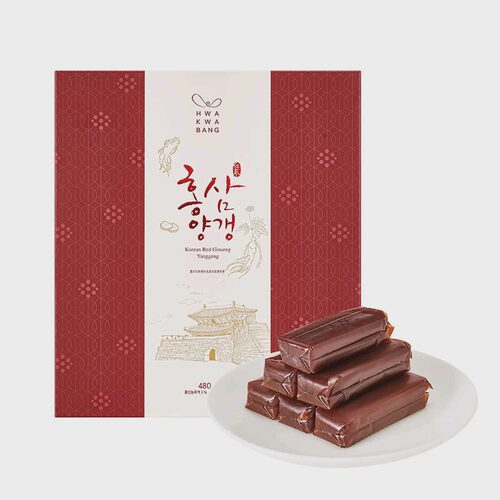 山姆超市韩国红参红豆羊羹糖果480g/12份进口网红零食小吃