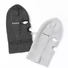 In Stock Supreme 23Fw Reflective Balaclava Reflective Cycling Warm Headgear and Face Mask