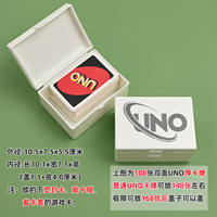 Portable UNO storage box, household covered box, box for organizing sundries and cosmetics, transparent cover for storage thumbnail 3
