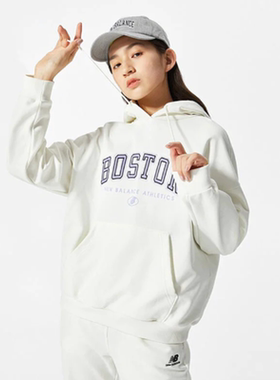 NEW BALANCE女款韩版时尚休闲百搭连帽卫衣5CC17162-IV