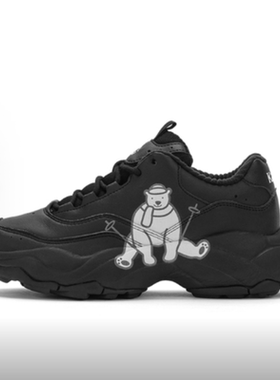 女款织物合成革舒适百搭低帮老爹鞋K0C85MC28-990