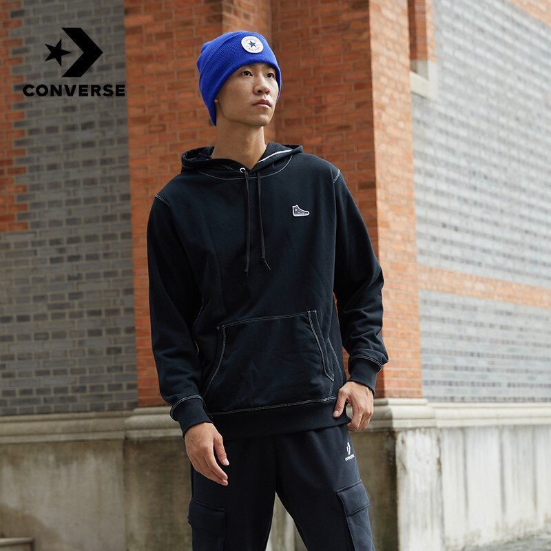 匡威Converse男女休闲运动百搭宽松卫衣套头针织衫 10022198-A07