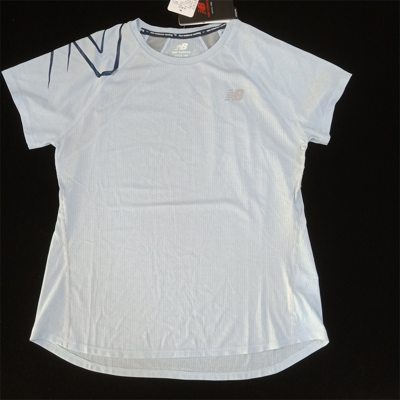 New Balance 女子夏季运动休闲短袖T恤 AWT21263-SL2