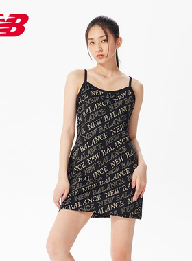 NEW BALANCE 女款运动潮流舒适休闲吊带裙5KC2U072-BK