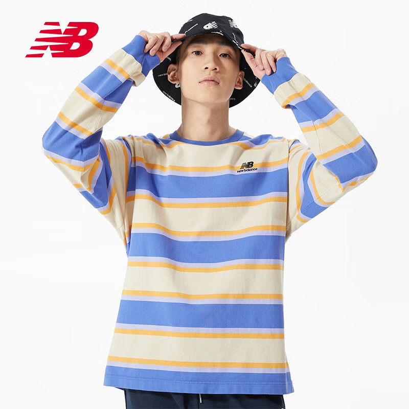 NEW BALANCE男女同款舒适休闲运动潮流T恤 5DC17073-RBL