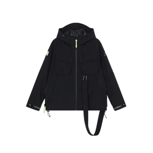 New Balance 男款春季运动休闲两件套夹克风衣外套AMJ21355-BK