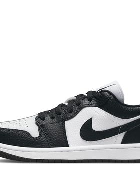 Nike耐克AJ1女鞋2023年AIR JORDAN 1黑白撞色休闲鞋DR0502-101 DY