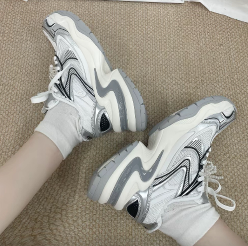 女款舒适脚感防滑耐磨低帮老爹鞋K0F45MC53-012
