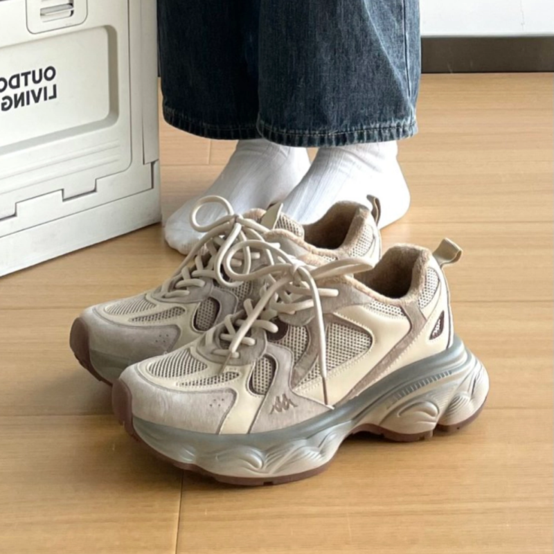 女甜夏岛系列加绒保暖运动老爹鞋K0D85MC46CJ1-602