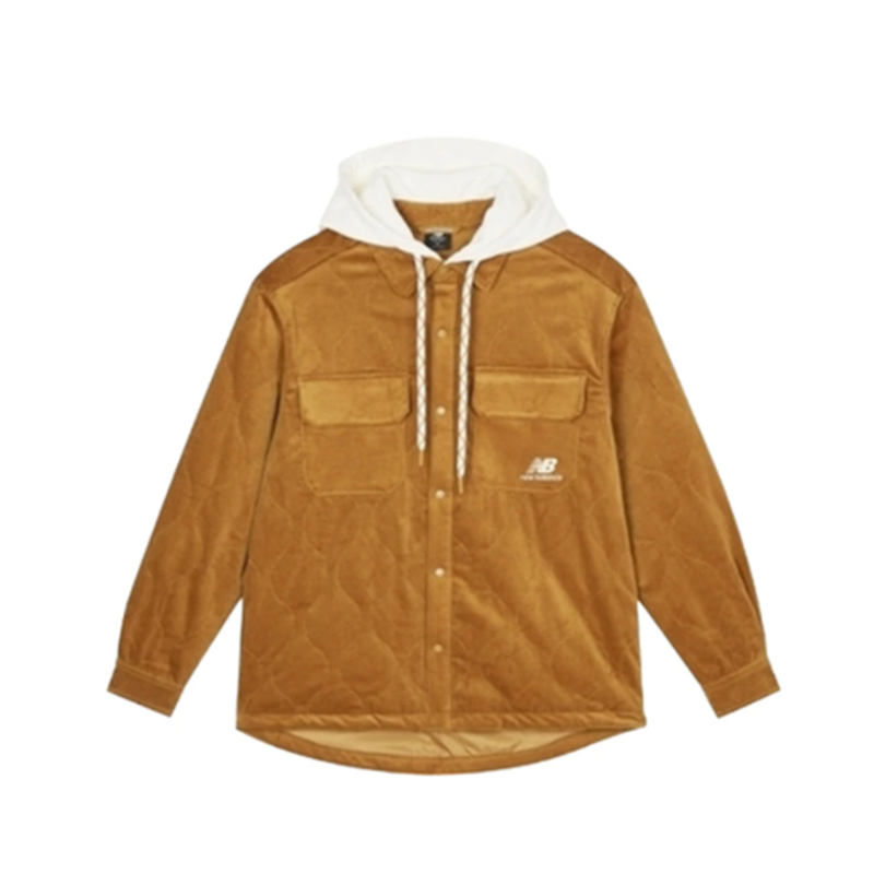 New Balance NB男款休闲复古连帽棉服外套AMJ21352-INC