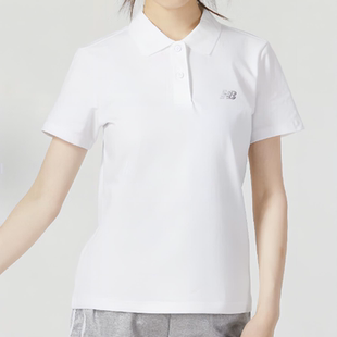 New Balance女子运动休闲翻领短袖 POLO衫 5FD24552