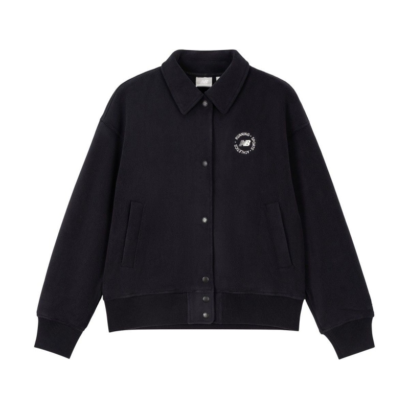New Balance 女款秋季潮流百搭运动针织外套6DD38532-BK