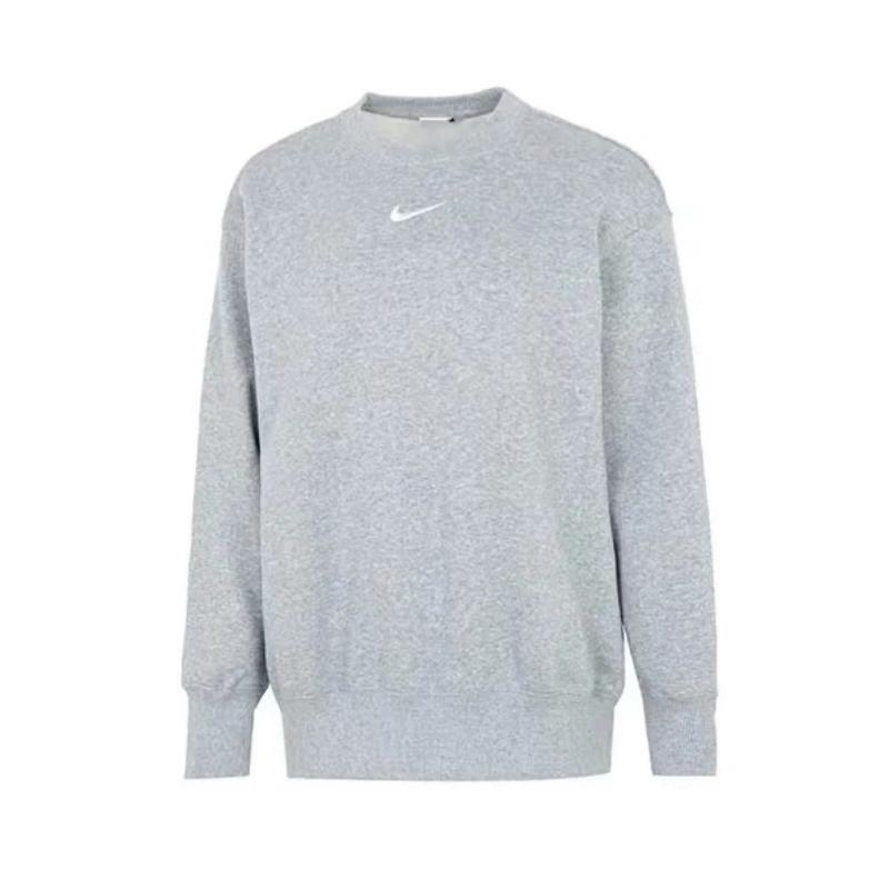 NIKE耐克女子加绒卫衣冬宽松运动圆领套头衫DQ5734-063 AC