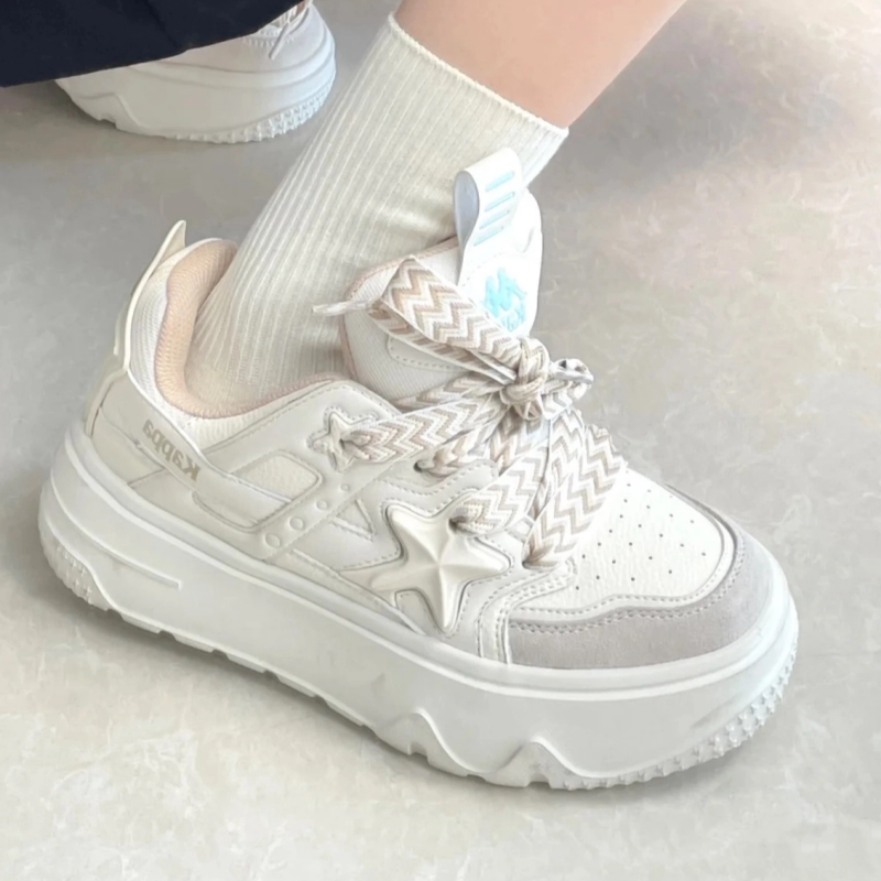 女子厚底防滑耐磨运动休闲板鞋K0DZ5CC42CJ-012