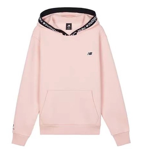 New Balance 男女加绒刺绣LOGO标识连帽卫衣套头衫 AMT03340-PSN