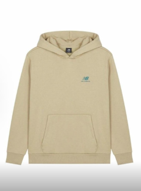 New Balance 男女同款纯色休闲连帽卫衣 AMT24369-TWD