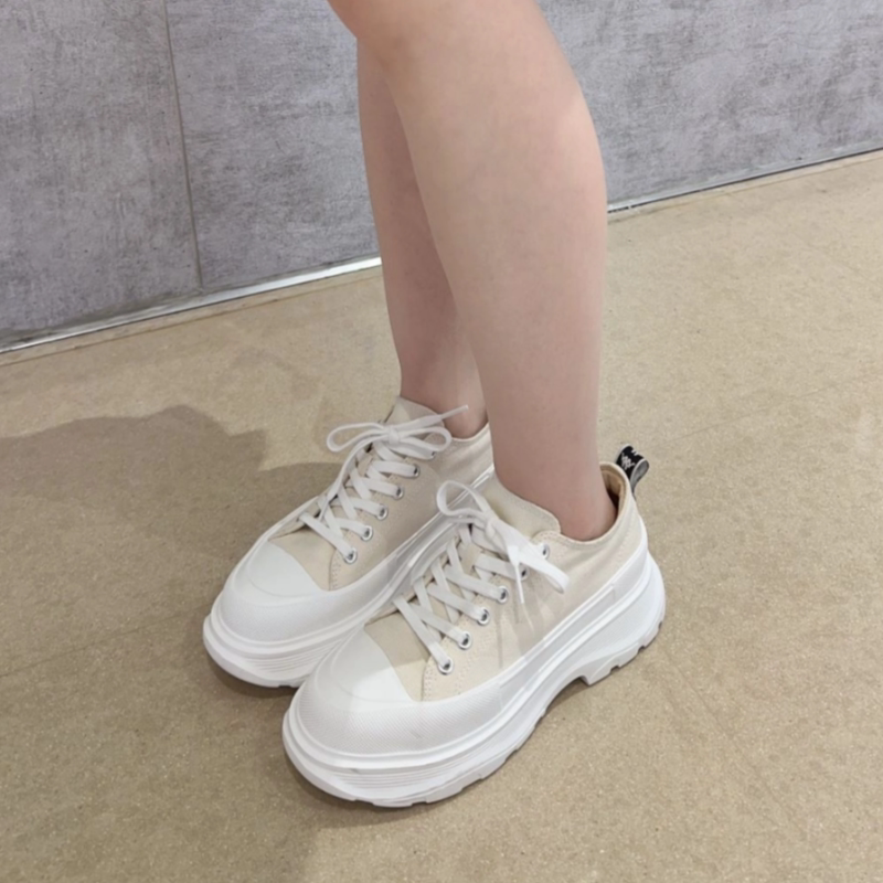 女子可可托海厚底时尚帆布鞋K0E25CC17CJ-024