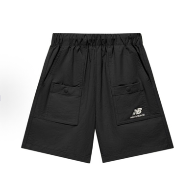 New Balance 男女儿童夏季五分裤休闲短裤7VD21073-BK