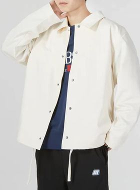 New balance 纯色运动翻领夹克外套 男女同款 MJ23552-GIE