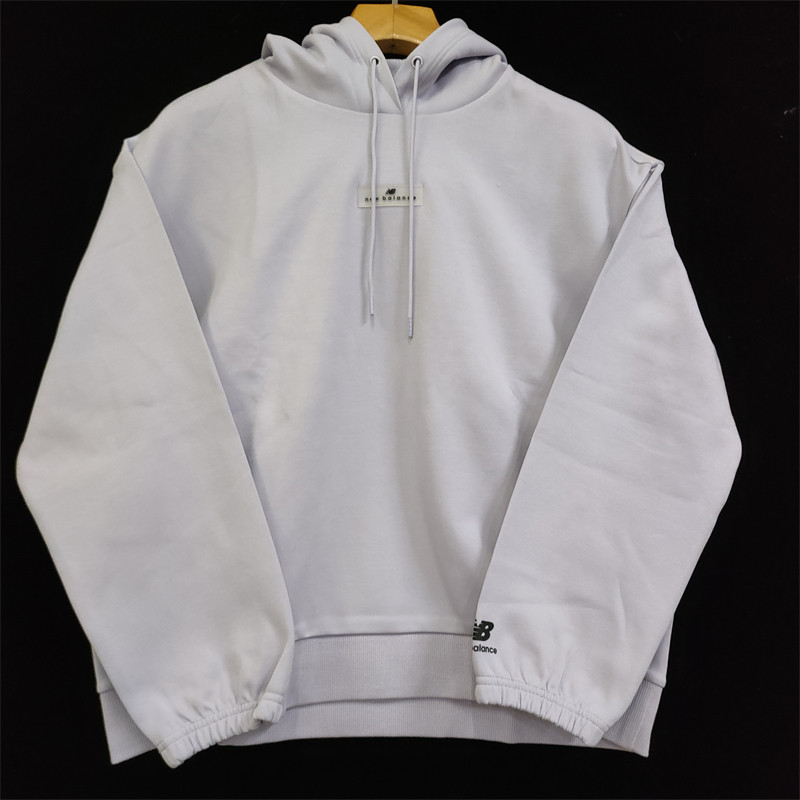 New Balance女连帽套头衫纯色百搭运动卫衣5CC39712-DV