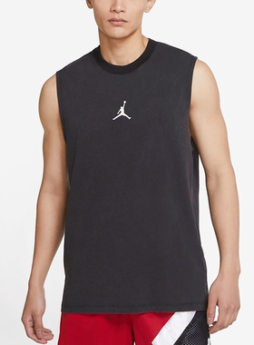 Nike 耐克 Jordan 男子运动健身做旧款背心T恤 DC3237-010 AC