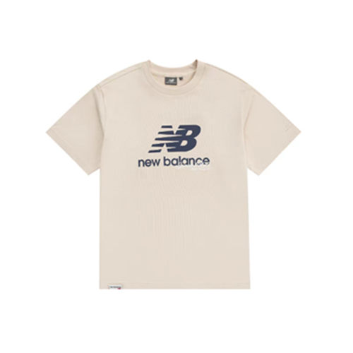 New Balance男女运动休闲短袖T恤5ED25333-CRE