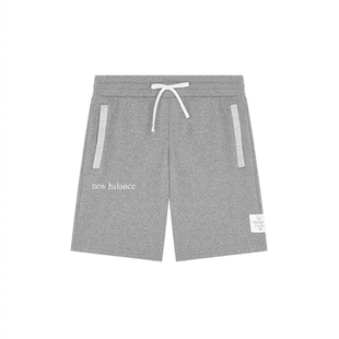 【微瑕】New Balance 男款运动休闲时尚舒适针织短裤AMS21552-HC